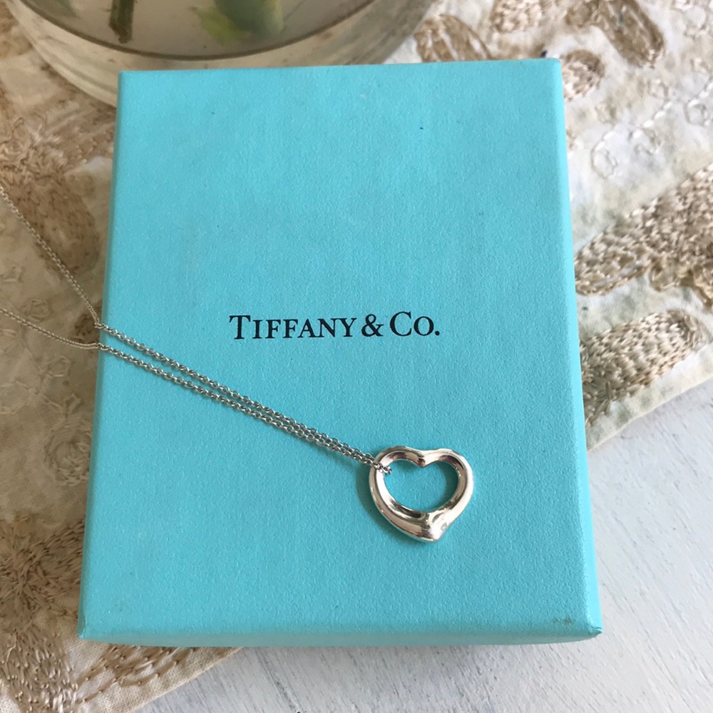 Elsa Peretti open heart necklace